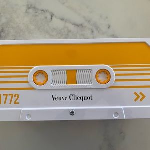 Veuve Clicquot 1772 cassette tape box. New - great for music lover.